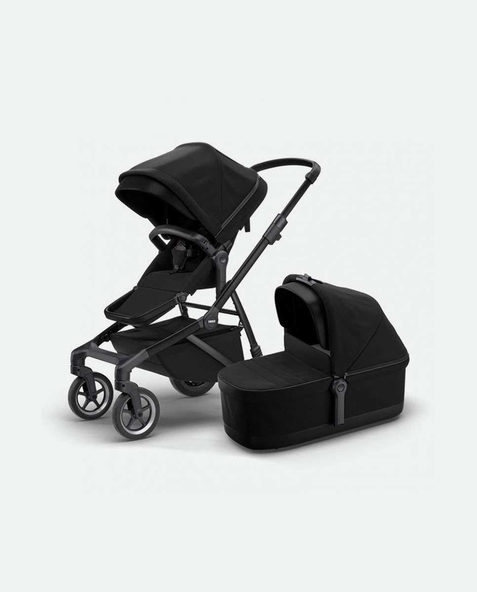 Thule Sleek Kinderwagen Black on black Pack