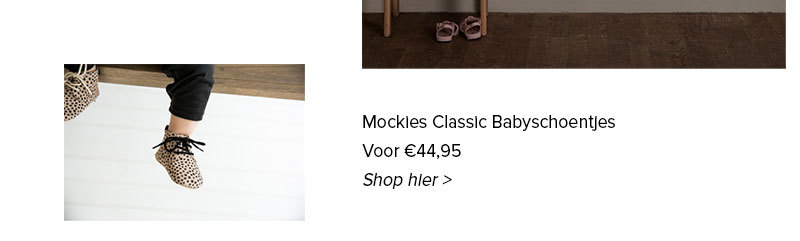 Mockies Classic Babyschoentjes Speckle Sand