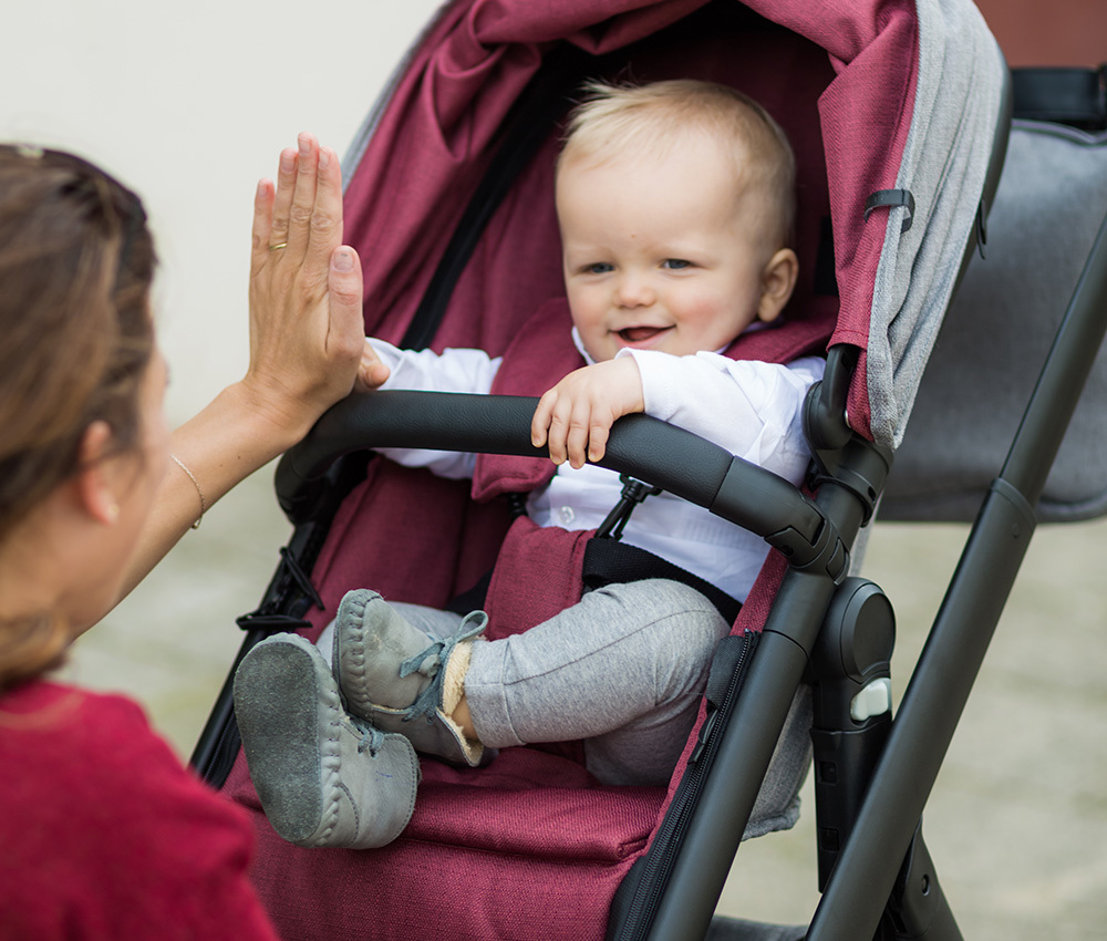 Dubatti One E3 C-Line Kinderwagen 2-in-1 Cherry